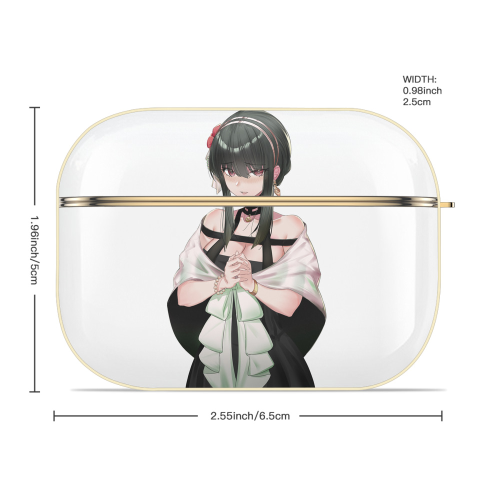 SPY×FAMILY间谍家家酒 【AirPods Pro用】ハードシェル保護ケース｜耐衝撃・防指紋・カラビナ付き商品仕様