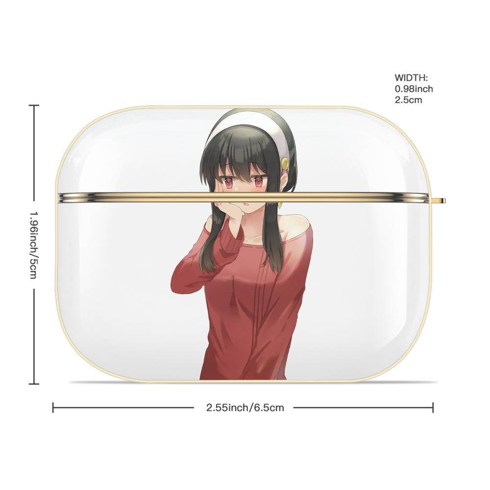 SPY×FAMILY间谍家家酒 【AirPods Pro用】ハードシェル保護ケース｜耐衝撃・防指紋・カラビナ付き商品仕様