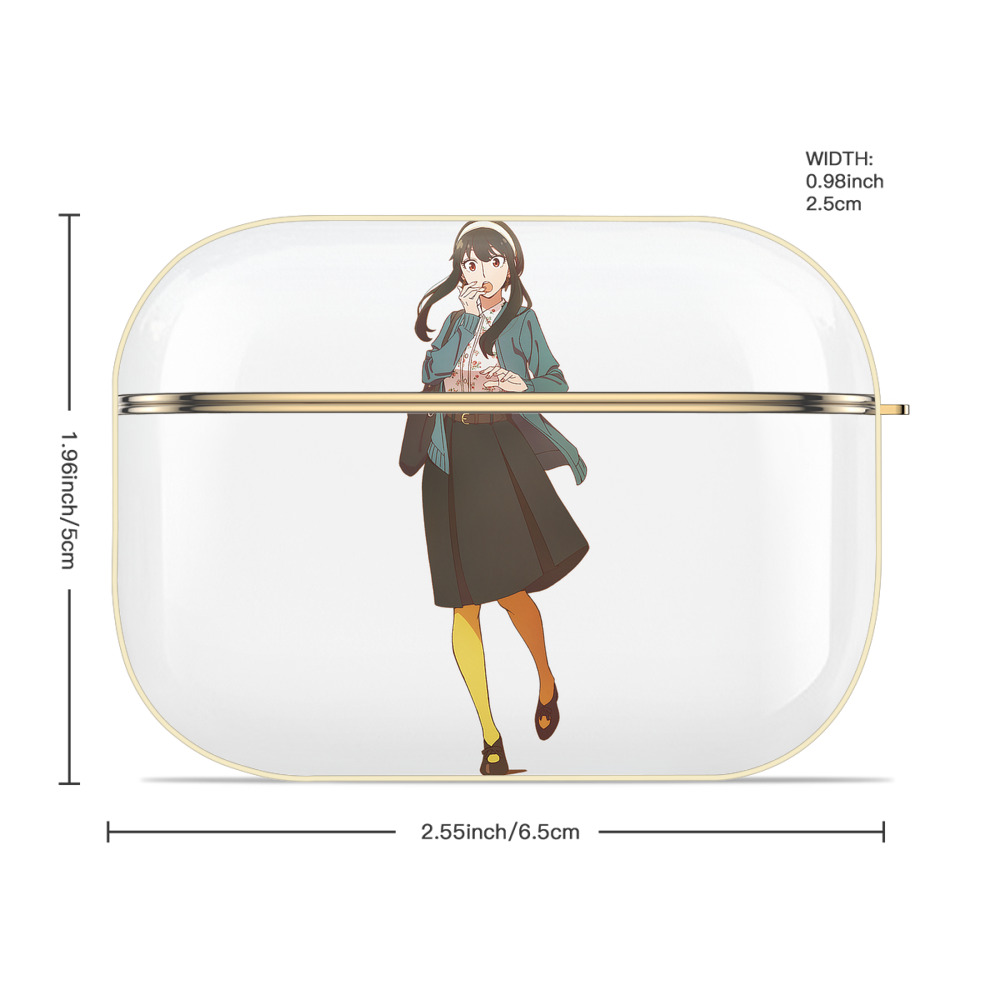 SPY×FAMILY间谍家家酒 【AirPods Pro用】ハードシェル保護ケース｜耐衝撃・防指紋・カラビナ付き商品仕様