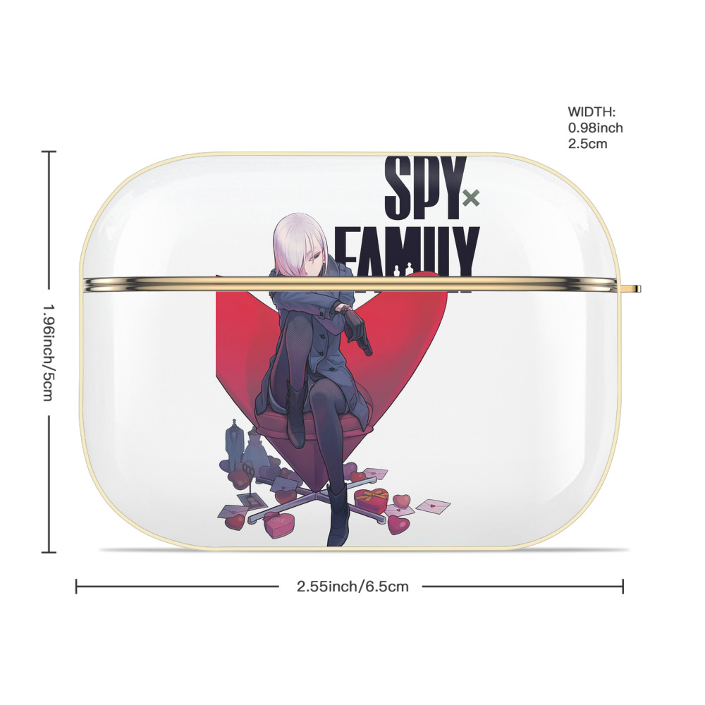 SPY×FAMILY间谍家家酒 【AirPods Pro用】ハードシェル保護ケース｜耐衝撃・防指紋・カラビナ付き商品仕様