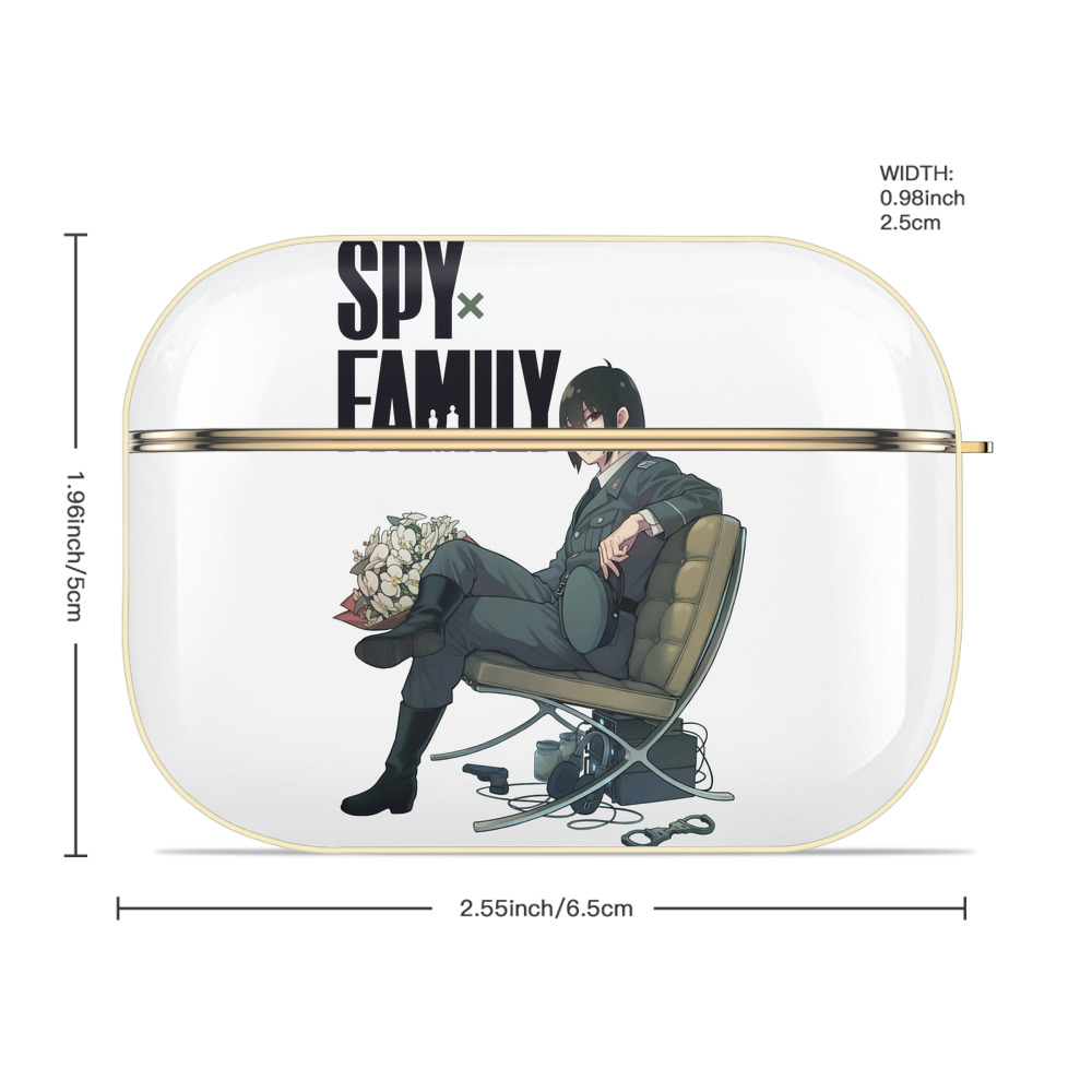 SPY×FAMILY间谍家家酒 【AirPods Pro用】ハードシェル保護ケース｜耐衝撃・防指紋・カラビナ付き商品仕様