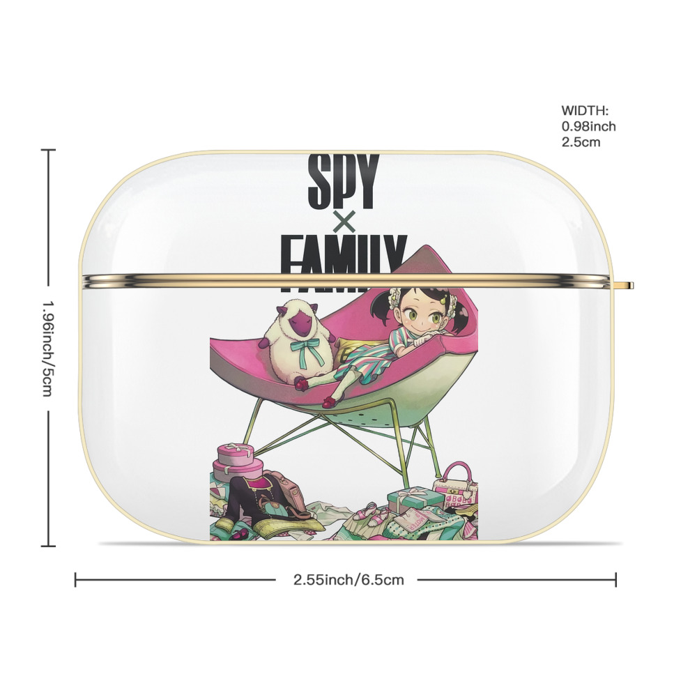 SPY×FAMILY间谍家家酒 【AirPods Pro用】ハードシェル保護ケース｜耐衝撃・防指紋・カラビナ付き商品仕様