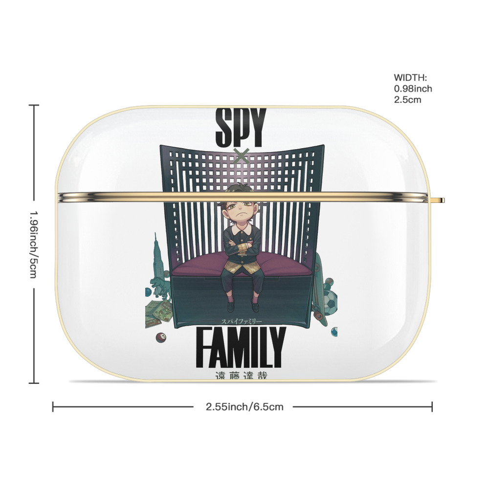 SPY×FAMILY间谍家家酒 【AirPods Pro用】ハードシェル保護ケース｜耐衝撃・防指紋・カラビナ付き商品仕様