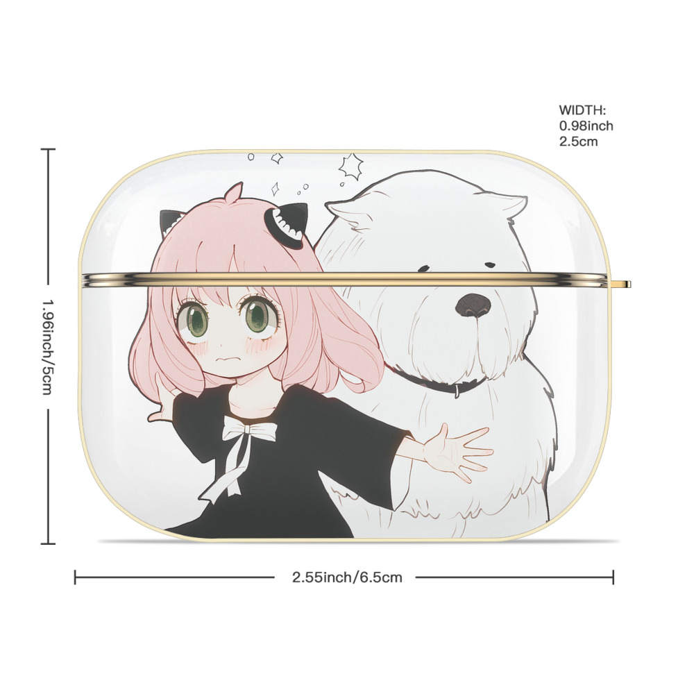 SPY×FAMILY间谍家家酒 【AirPods Pro用】ハードシェル保護ケース｜耐衝撃・防指紋・カラビナ付き商品仕様
