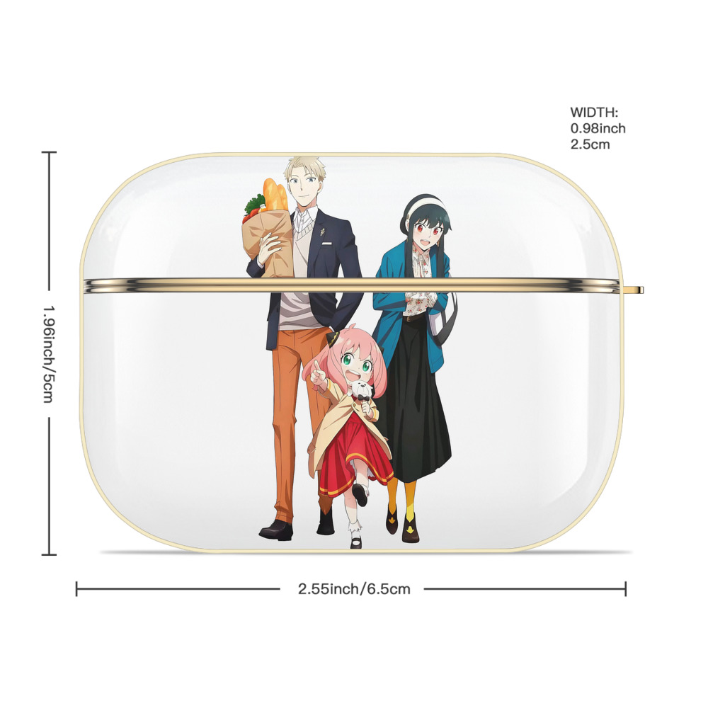 SPY×FAMILY间谍家家酒 【AirPods Pro用】ハードシェル保護ケース｜耐衝撃・防指紋・カラビナ付き商品仕様