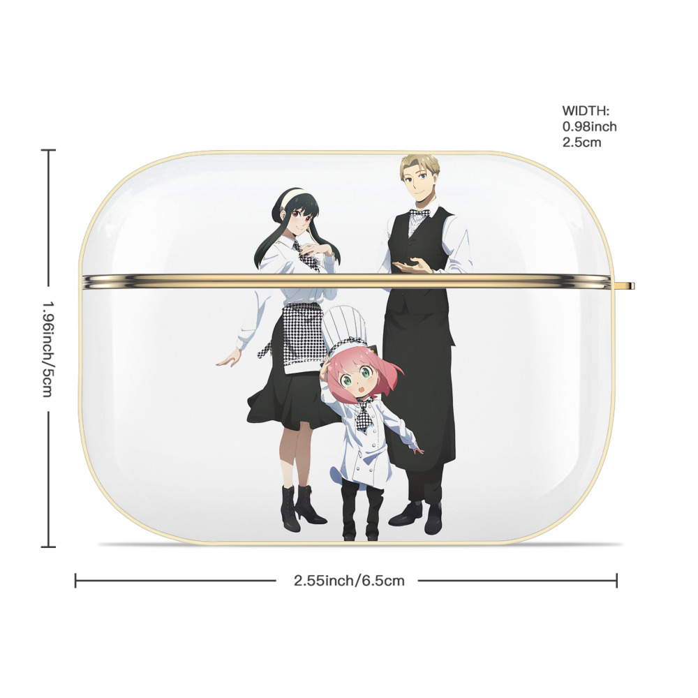 SPY×FAMILY间谍家家酒 【AirPods Pro用】ハードシェル保護ケース｜耐衝撃・防指紋・カラビナ付き商品仕様