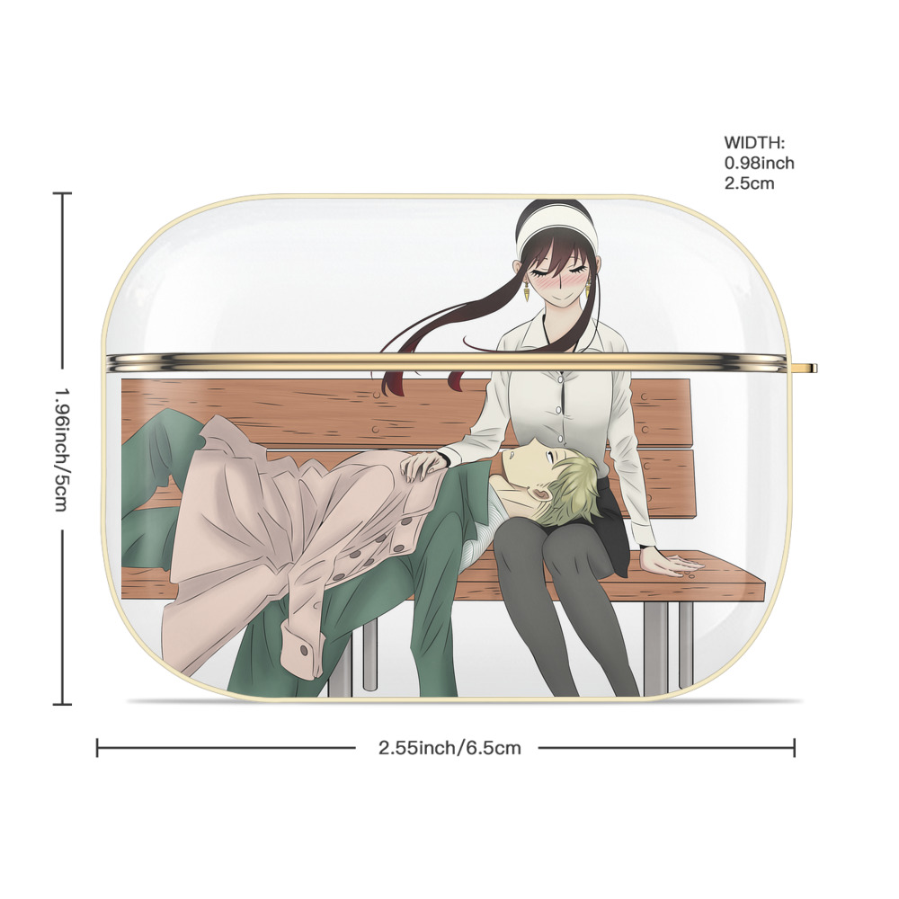 SPY×FAMILY间谍家家酒 【AirPods Pro用】ハードシェル保護ケース｜耐衝撃・防指紋・カラビナ付き商品仕様