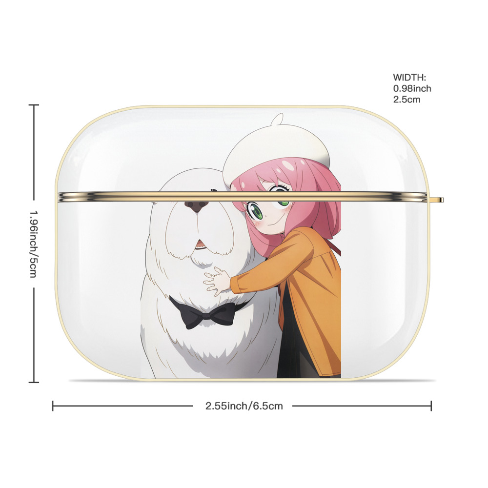 SPY×FAMILY间谍家家酒 【AirPods Pro用】ハードシェル保護ケース｜耐衝撃・防指紋・カラビナ付き商品仕様