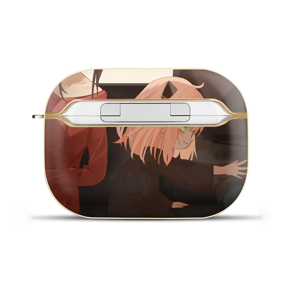 （画像用） SPY×FAMILY间谍家家酒 【AirPods Pro用】ハードシェル保護ケース｜耐衝撃・防指紋・カラビナ付き商品仕様