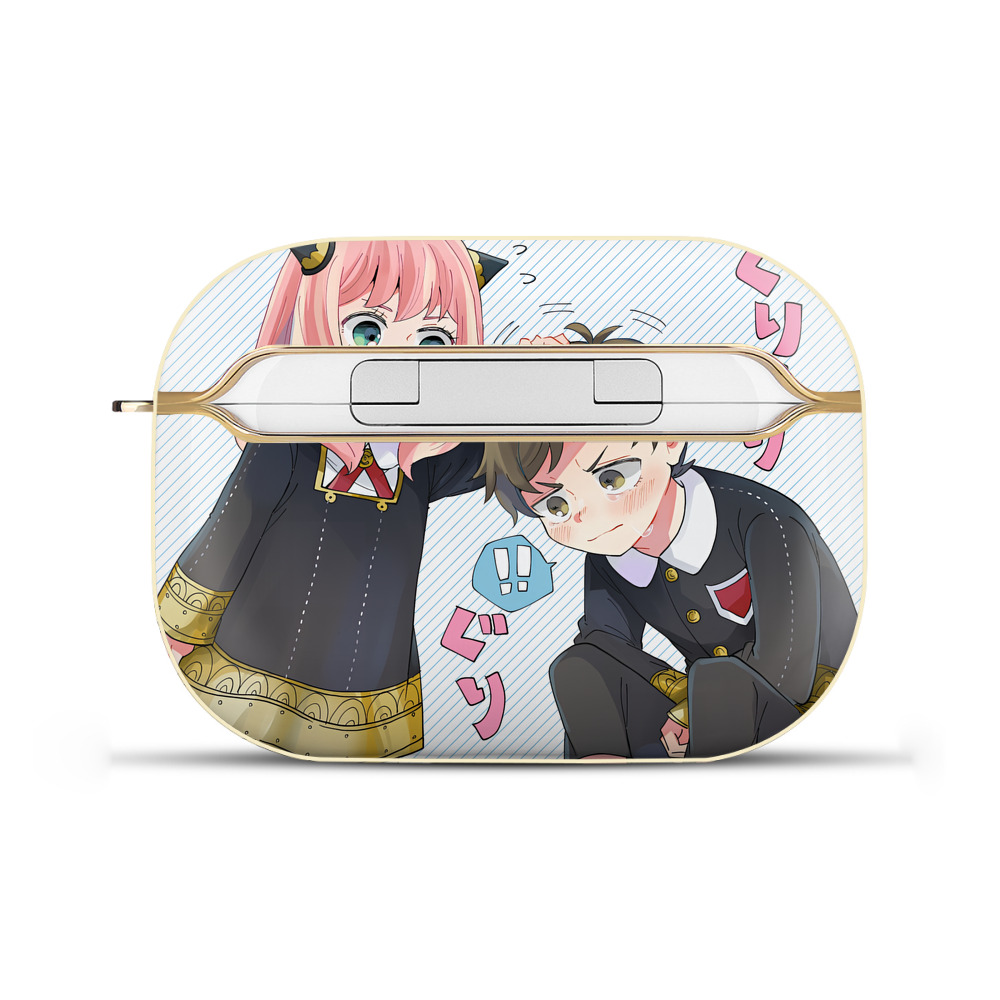 （画像用） SPY×FAMILY间谍家家酒 【AirPods Pro用】ハードシェル保護ケース｜耐衝撃・防指紋・カラビナ付き商品仕様