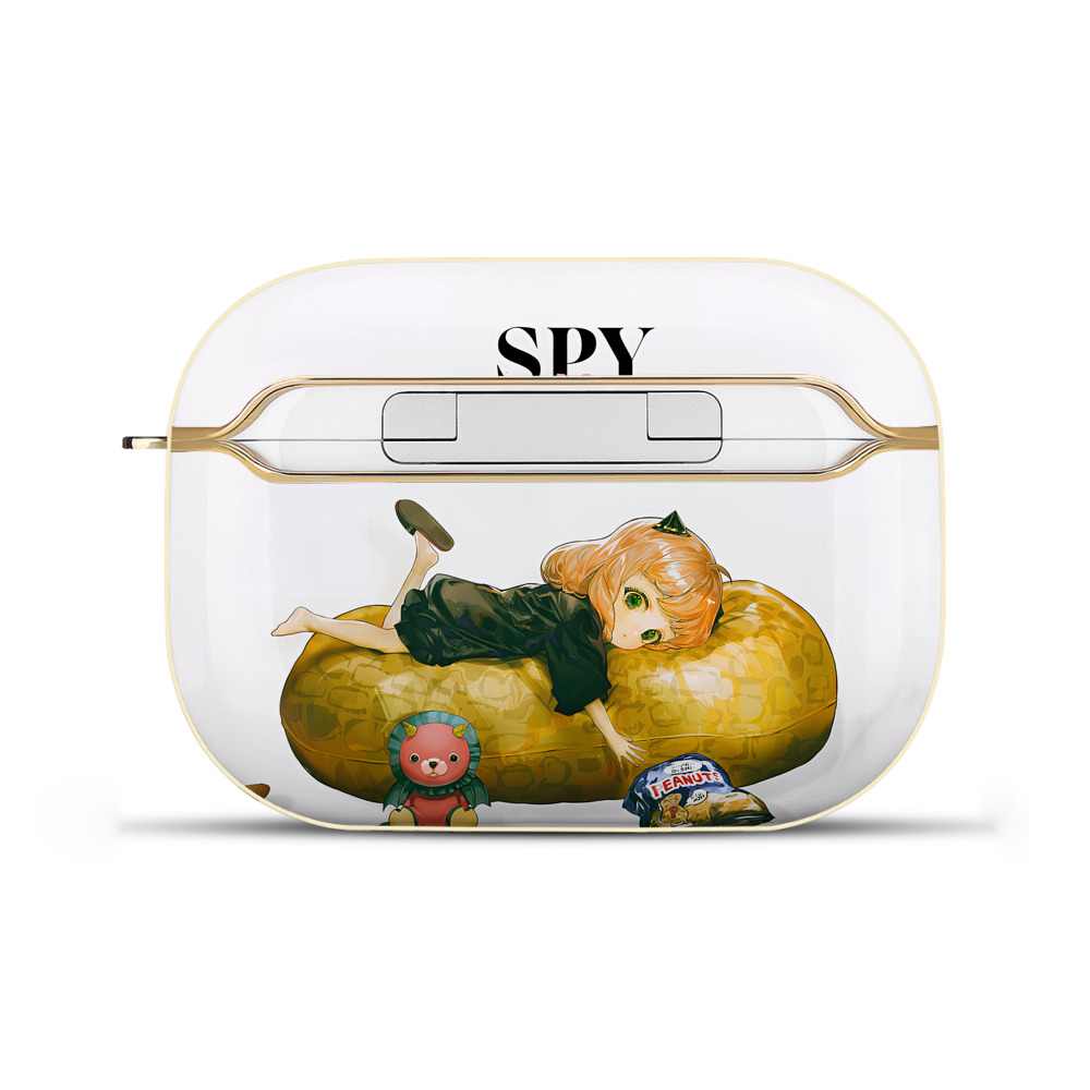 （画像用） SPY×FAMILY间谍家家酒 【AirPods Pro用】ハードシェル保護ケース｜耐衝撃・防指紋・カラビナ付き商品仕様