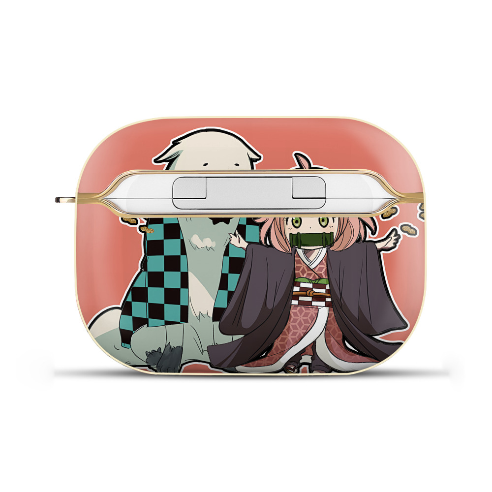 （画像用） SPY×FAMILY间谍家家酒 【AirPods Pro用】ハードシェル保護ケース｜耐衝撃・防指紋・カラビナ付き商品仕様