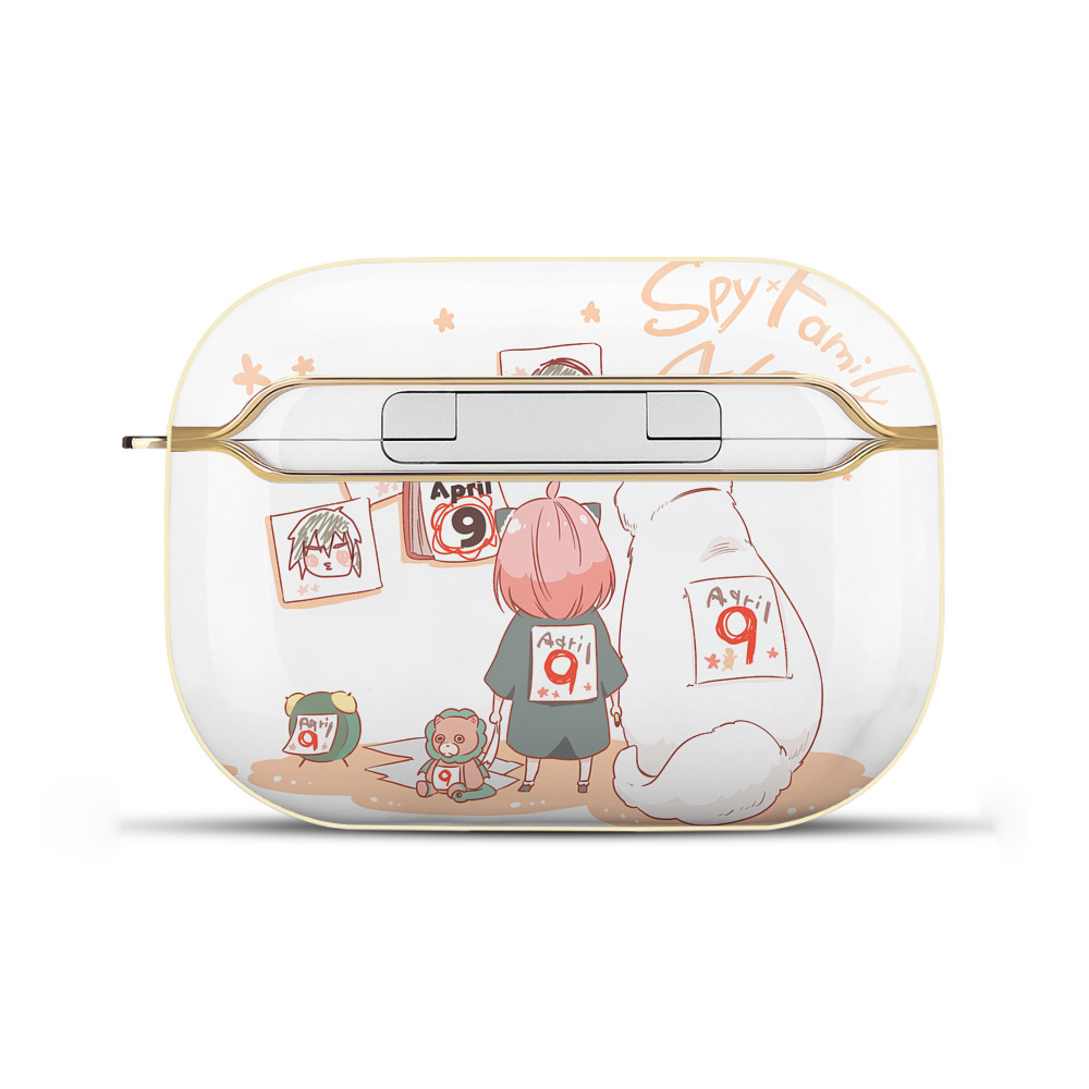 （画像用） SPY×FAMILY间谍家家酒 【AirPods Pro用】ハードシェル保護ケース｜耐衝撃・防指紋・カラビナ付き商品仕様