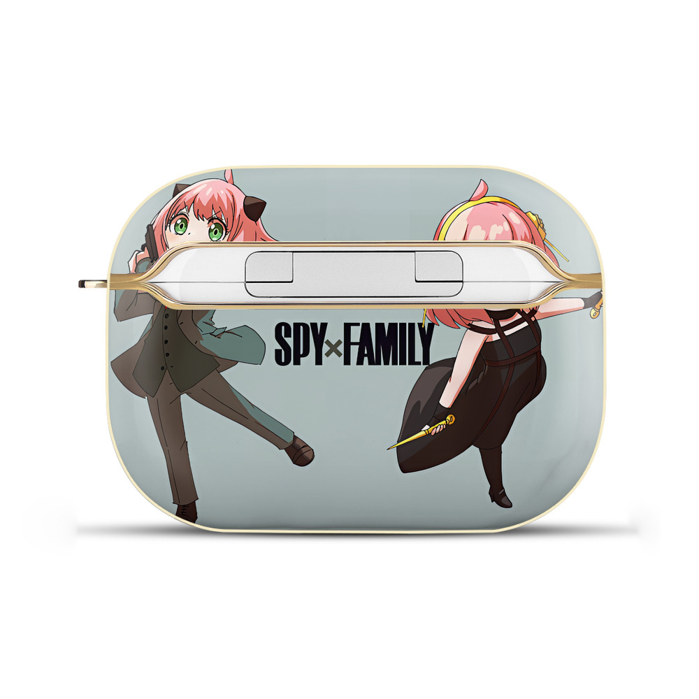 （画像用） SPY×FAMILY间谍家家酒 【AirPods Pro用】ハードシェル保護ケース｜耐衝撃・防指紋・カラビナ付き商品仕様