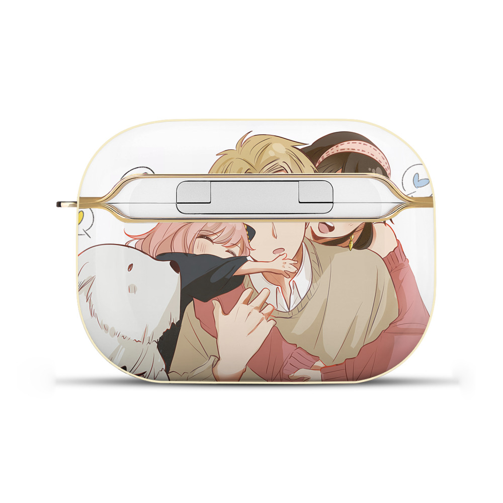 （画像用） SPY×FAMILY间谍家家酒 【AirPods Pro用】ハードシェル保護ケース｜耐衝撃・防指紋・カラビナ付き商品仕様