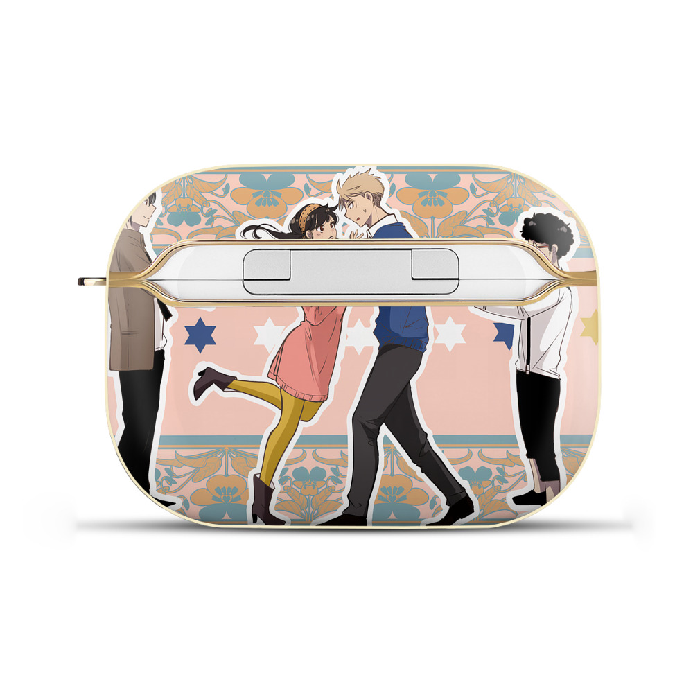 （画像用） SPY×FAMILY间谍家家酒 【AirPods Pro用】ハードシェル保護ケース｜耐衝撃・防指紋・カラビナ付き商品仕様