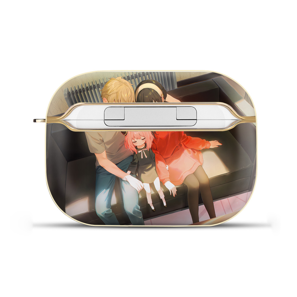 （画像用） SPY×FAMILY间谍家家酒 【AirPods Pro用】ハードシェル保護ケース｜耐衝撃・防指紋・カラビナ付き商品仕様