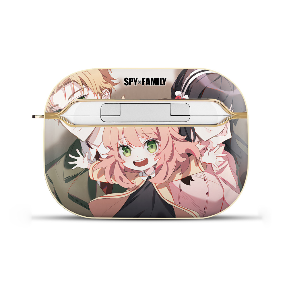 （画像用） SPY×FAMILY间谍家家酒 【AirPods Pro用】ハードシェル保護ケース｜耐衝撃・防指紋・カラビナ付き商品仕様