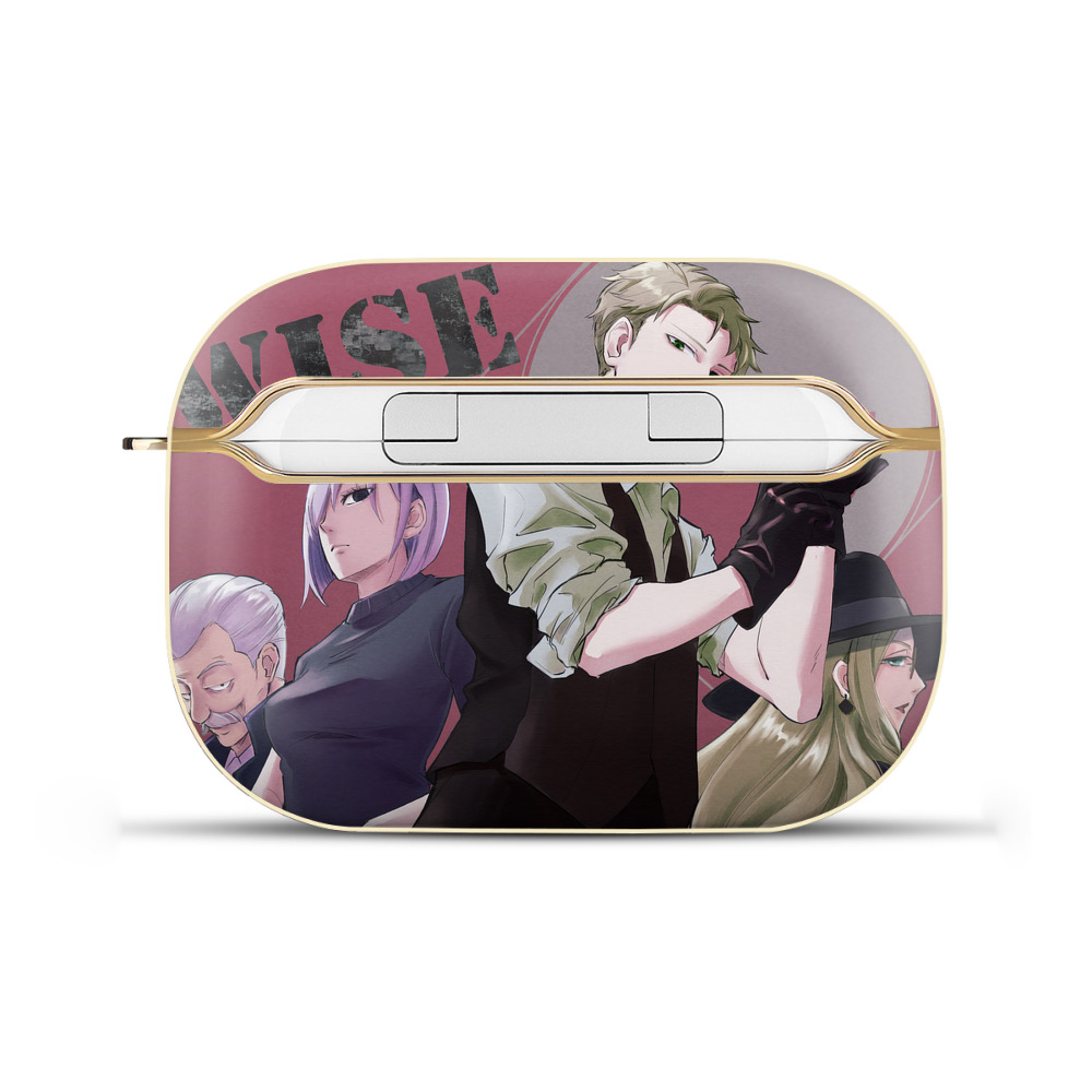 （画像用） SPY×FAMILY间谍家家酒 【AirPods Pro用】ハードシェル保護ケース｜耐衝撃・防指紋・カラビナ付き商品仕様