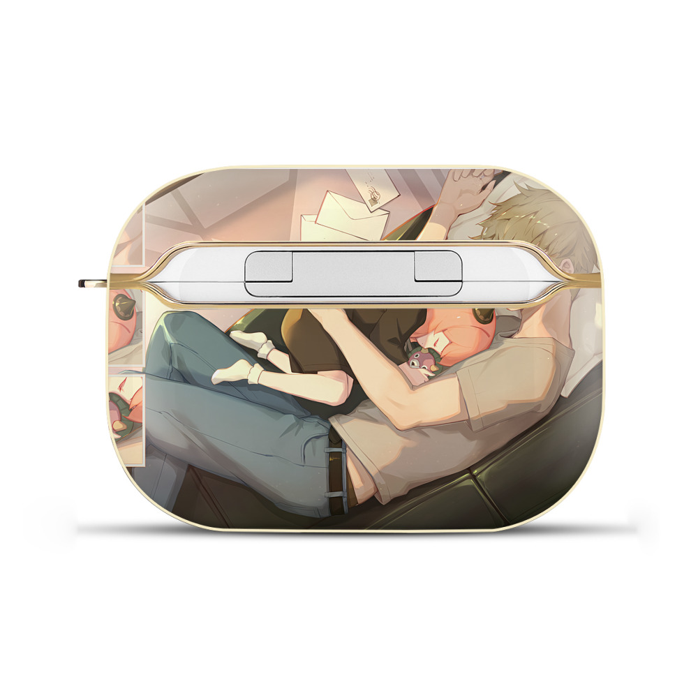 （画像用） SPY×FAMILY间谍家家酒 【AirPods Pro用】ハードシェル保護ケース｜耐衝撃・防指紋・カラビナ付き商品仕様
