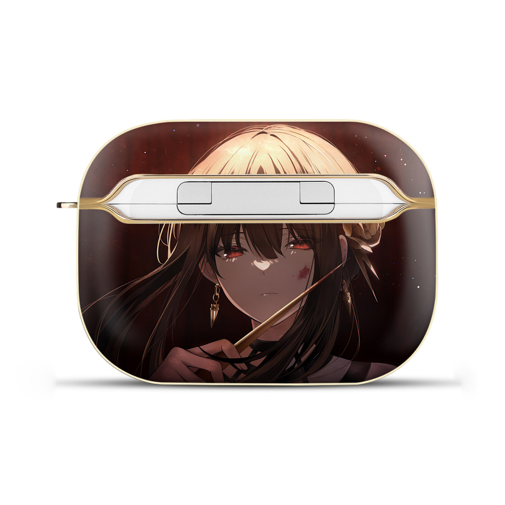 （画像用） SPY×FAMILY间谍家家酒 【AirPods Pro用】ハードシェル保護ケース｜耐衝撃・防指紋・カラビナ付き商品仕様