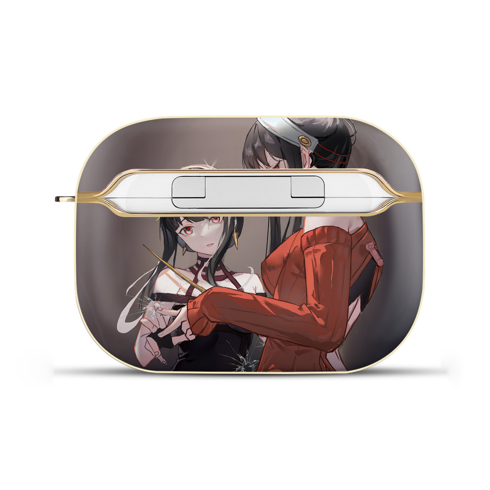（画像用） SPY×FAMILY间谍家家酒 【AirPods Pro用】ハードシェル保護ケース｜耐衝撃・防指紋・カラビナ付き商品仕様