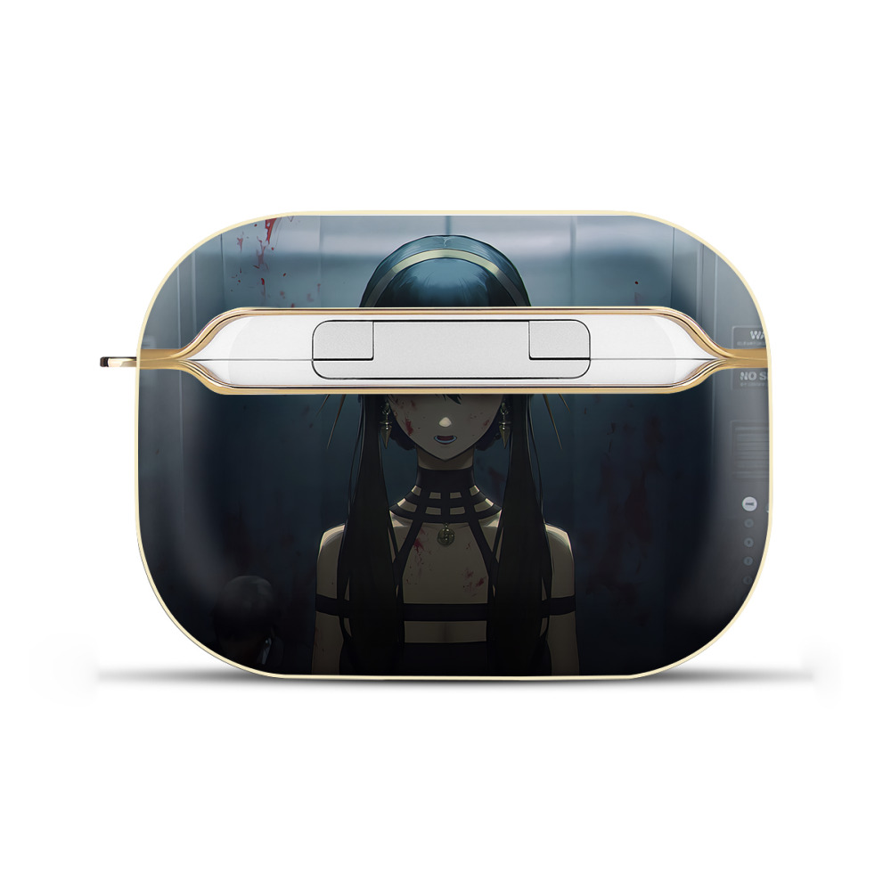 （画像用） SPY×FAMILY间谍家家酒 【AirPods Pro用】ハードシェル保護ケース｜耐衝撃・防指紋・カラビナ付き商品仕様