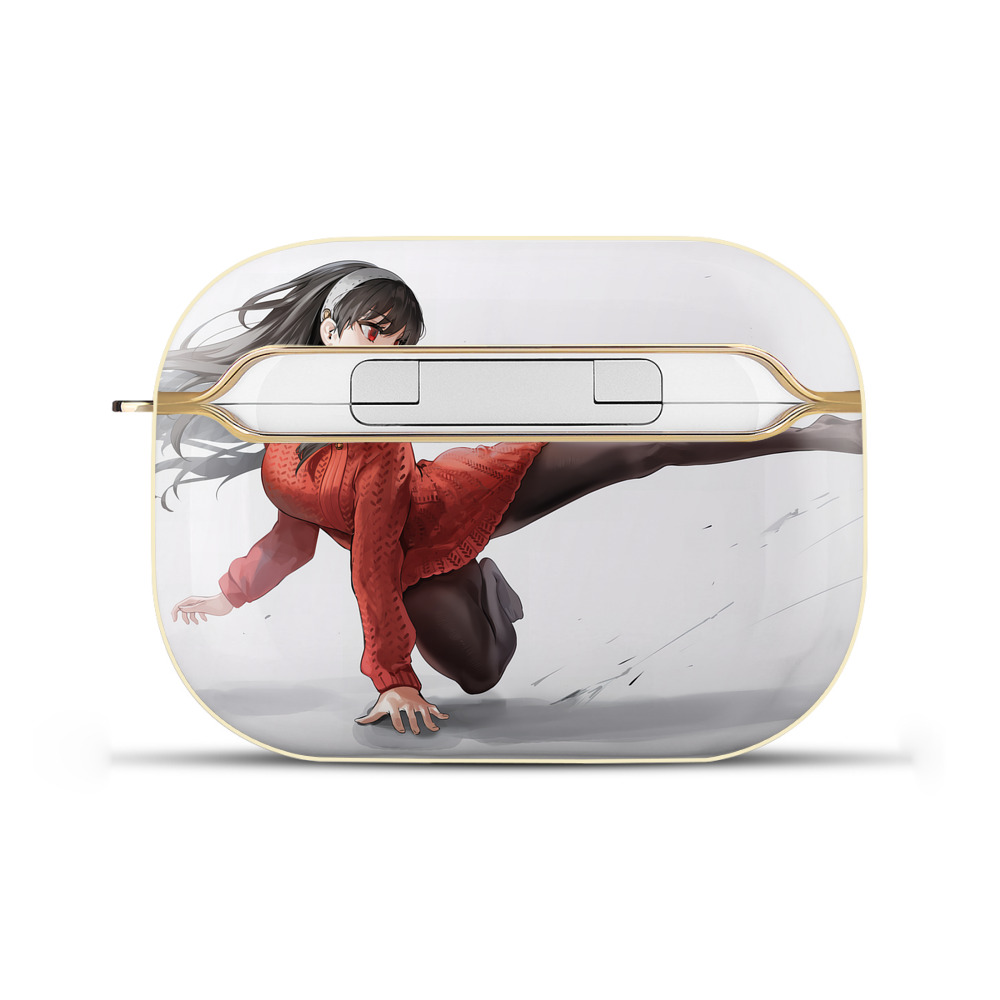 （画像用） SPY×FAMILY间谍家家酒 【AirPods Pro用】ハードシェル保護ケース｜耐衝撃・防指紋・カラビナ付き商品仕様