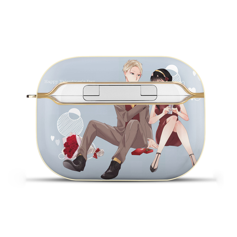 （画像用） SPY×FAMILY间谍家家酒 【AirPods Pro用】ハードシェル保護ケース｜耐衝撃・防指紋・カラビナ付き商品仕様