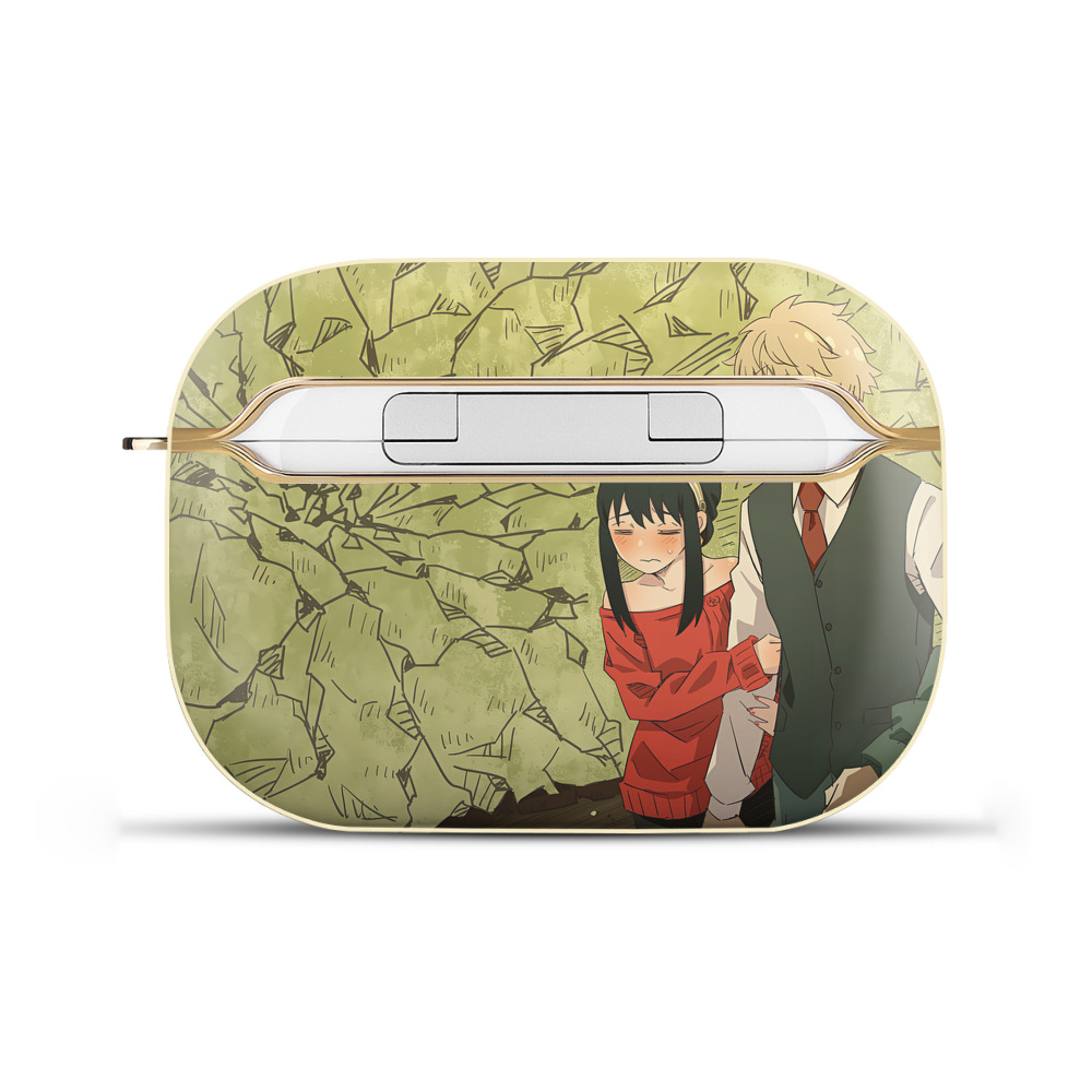 （画像用） SPY×FAMILY间谍家家酒 【AirPods Pro用】ハードシェル保護ケース｜耐衝撃・防指紋・カラビナ付き商品仕様
