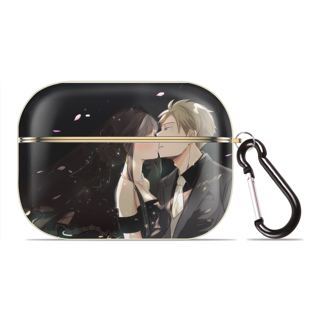 （画像用） SPY×FAMILY间谍家家酒 【AirPods Pro用】ハードシェル保護ケース｜耐衝撃・防指紋・カラビナ付き商品仕様