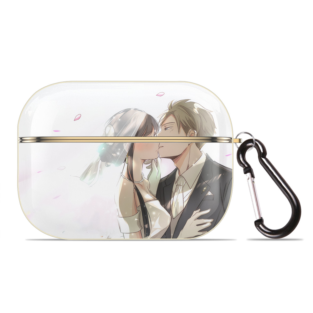 （画像用） SPY×FAMILY间谍家家酒 【AirPods Pro用】ハードシェル保護ケース｜耐衝撃・防指紋・カラビナ付き商品仕様