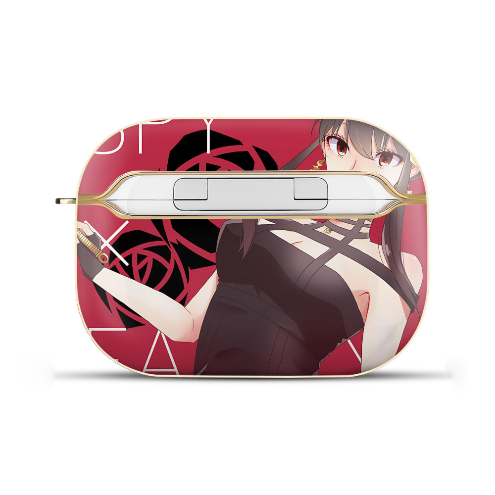（画像用） SPY×FAMILY间谍家家酒 【AirPods Pro用】ハードシェル保護ケース｜耐衝撃・防指紋・カラビナ付き商品仕様