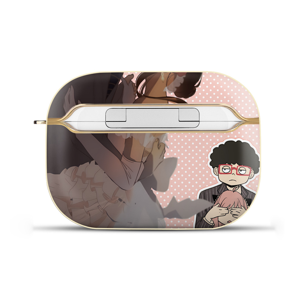 （画像用） SPY×FAMILY间谍家家酒 【AirPods Pro用】ハードシェル保護ケース｜耐衝撃・防指紋・カラビナ付き商品仕様