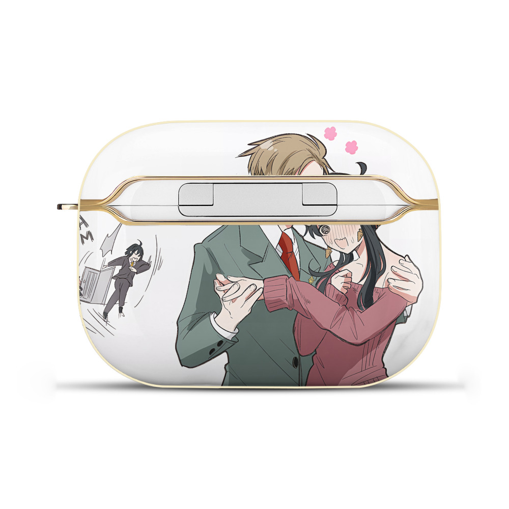 （画像用） SPY×FAMILY间谍家家酒 【AirPods Pro用】ハードシェル保護ケース｜耐衝撃・防指紋・カラビナ付き商品仕様
