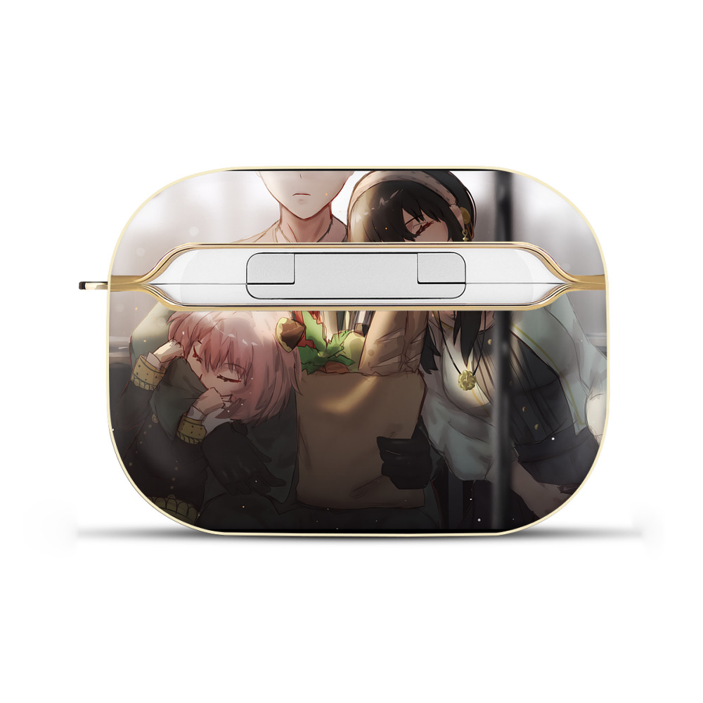 （画像用） SPY×FAMILY间谍家家酒 【AirPods Pro用】ハードシェル保護ケース｜耐衝撃・防指紋・カラビナ付き商品仕様