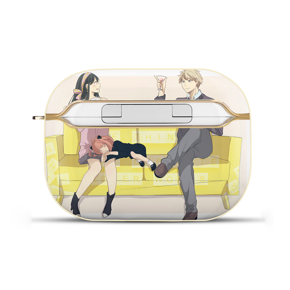（画像用） SPY×FAMILY间谍家家酒 【AirPods Pro用】ハードシェル保護ケース｜耐衝撃・防指紋・カラビナ付き商品仕様