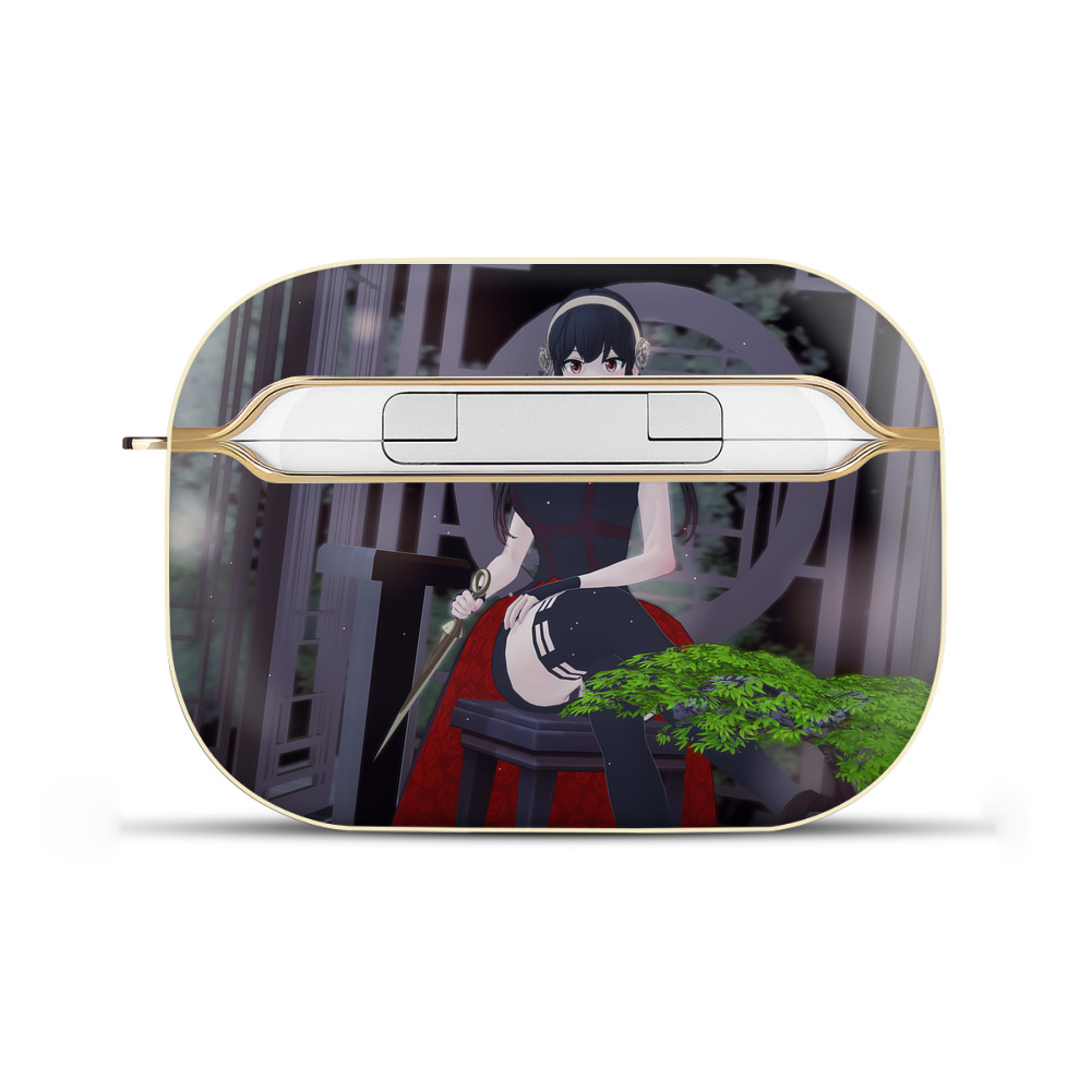 （画像用） SPY×FAMILY间谍家家酒 【AirPods Pro用】ハードシェル保護ケース｜耐衝撃・防指紋・カラビナ付き商品仕様