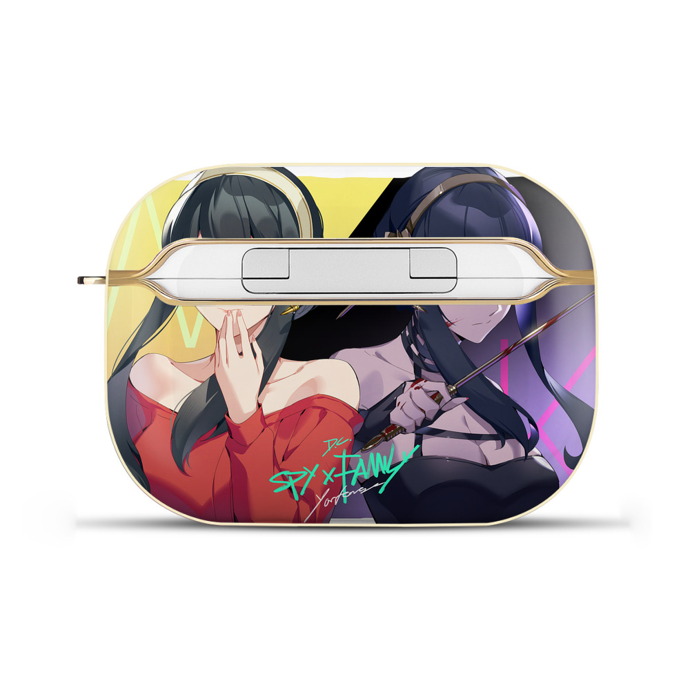 （画像用） SPY×FAMILY间谍家家酒 【AirPods Pro用】ハードシェル保護ケース｜耐衝撃・防指紋・カラビナ付き商品仕様