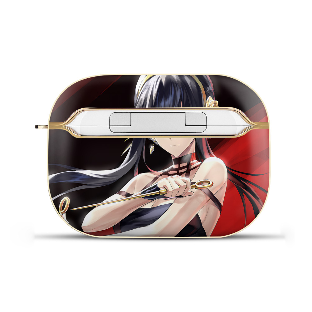 （画像用） SPY×FAMILY间谍家家酒 【AirPods Pro用】ハードシェル保護ケース｜耐衝撃・防指紋・カラビナ付き商品仕様