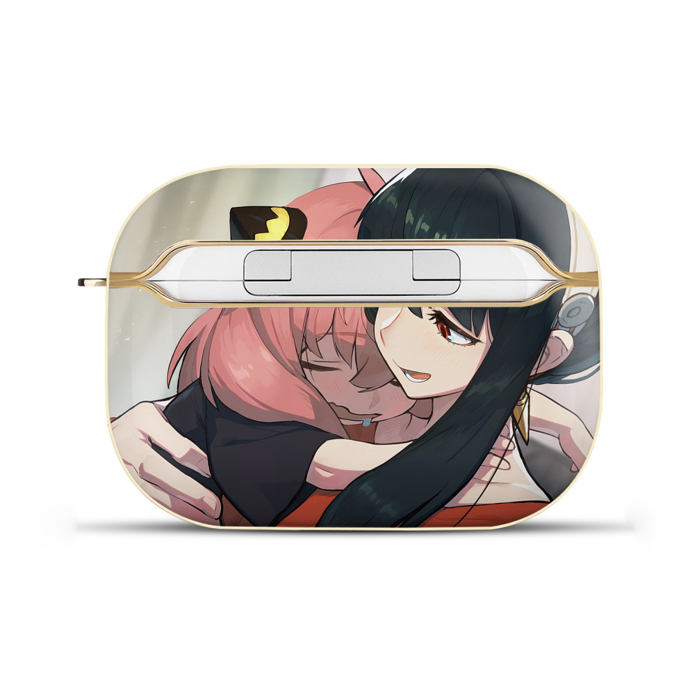 （画像用） SPY×FAMILY间谍家家酒 【AirPods Pro用】ハードシェル保護ケース｜耐衝撃・防指紋・カラビナ付き商品仕様