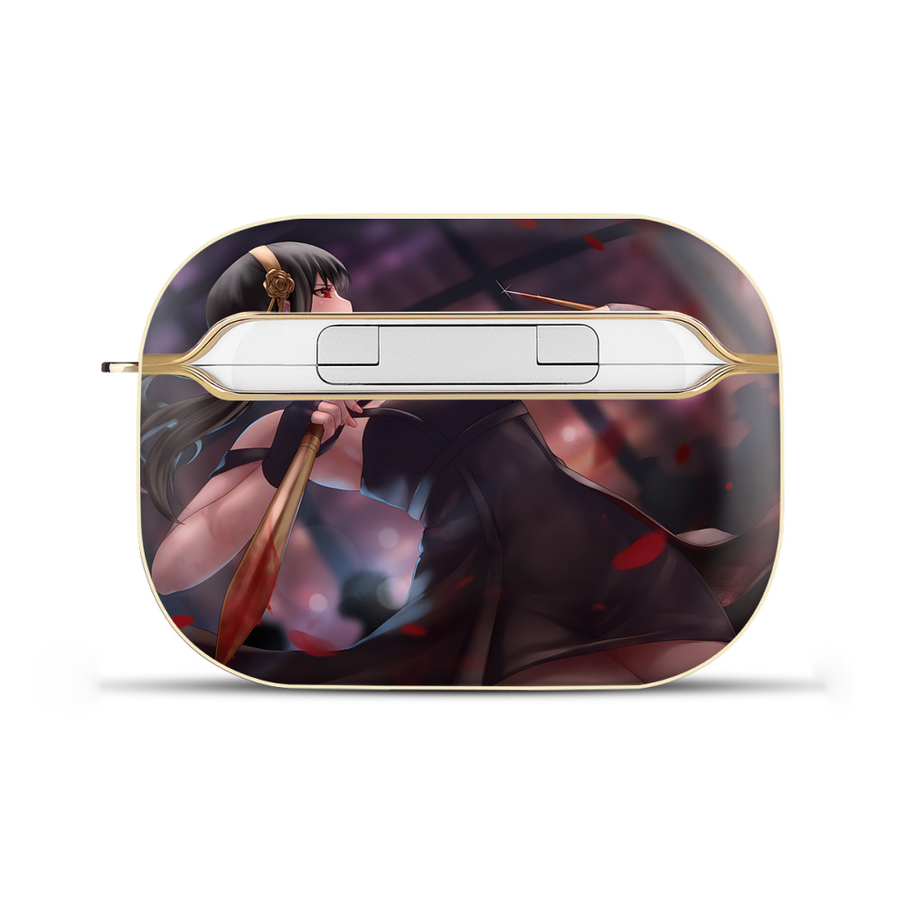 （画像用） SPY×FAMILY间谍家家酒 【AirPods Pro用】ハードシェル保護ケース｜耐衝撃・防指紋・カラビナ付き商品仕様