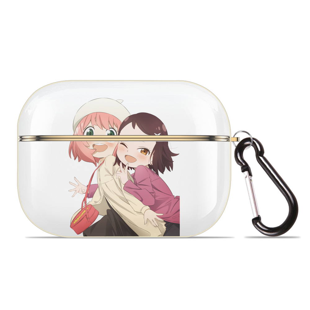 （画像用） SPY×FAMILY间谍家家酒 【AirPods Pro用】ハードシェル保護ケース｜耐衝撃・防指紋・カラビナ付き商品仕様