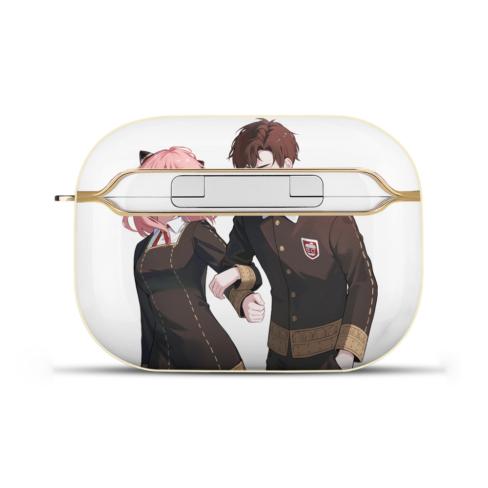 （画像用） SPY×FAMILY间谍家家酒 【AirPods Pro用】ハードシェル保護ケース｜耐衝撃・防指紋・カラビナ付き商品仕様