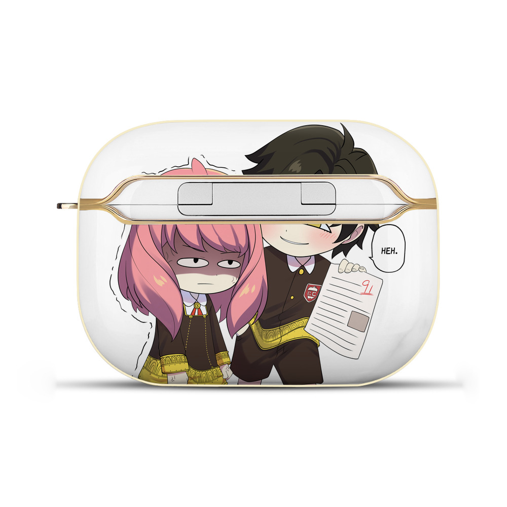 （画像用） SPY×FAMILY间谍家家酒 【AirPods Pro用】ハードシェル保護ケース｜耐衝撃・防指紋・カラビナ付き商品仕様