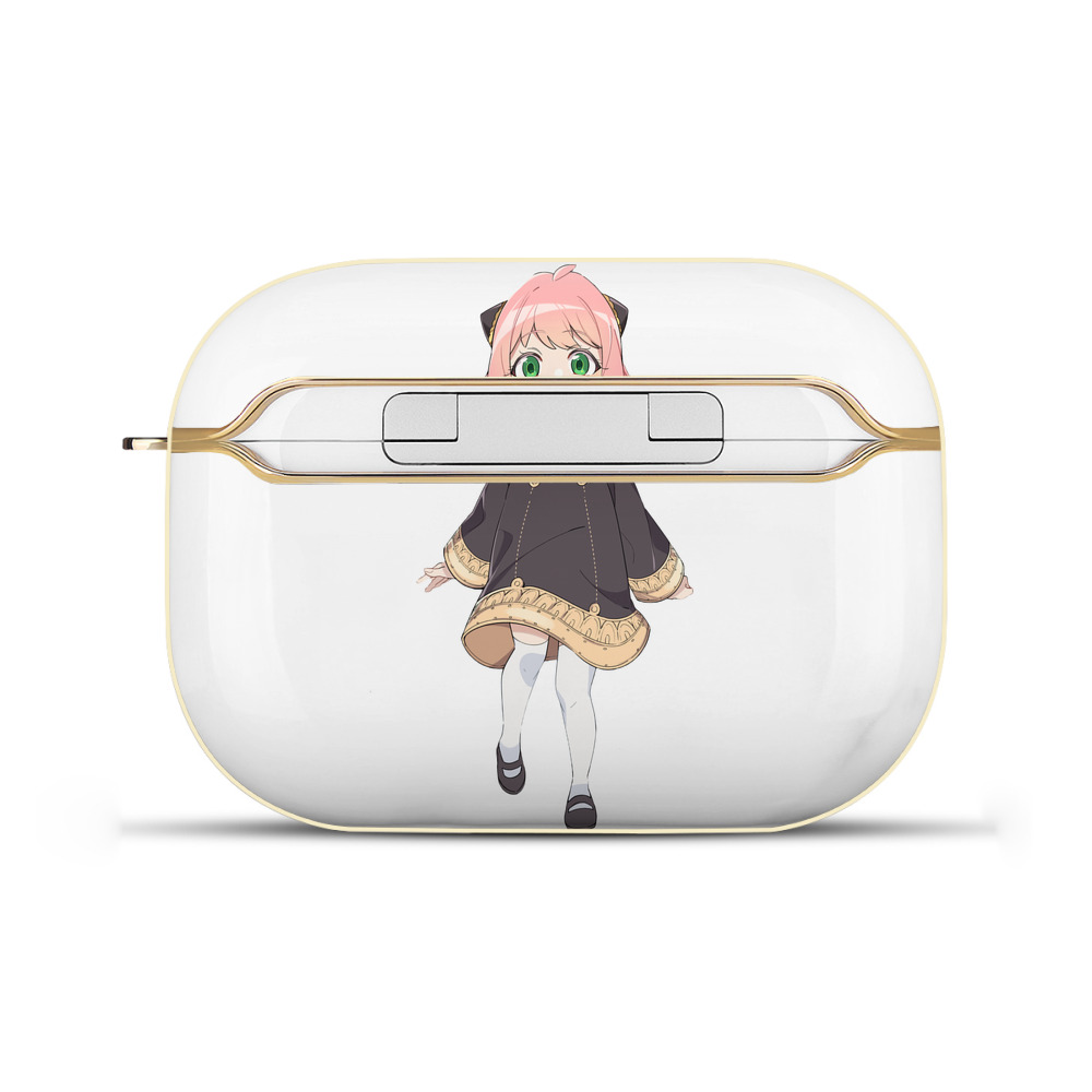 （画像用） SPY×FAMILY间谍家家酒 【AirPods Pro用】ハードシェル保護ケース｜耐衝撃・防指紋・カラビナ付き商品仕様