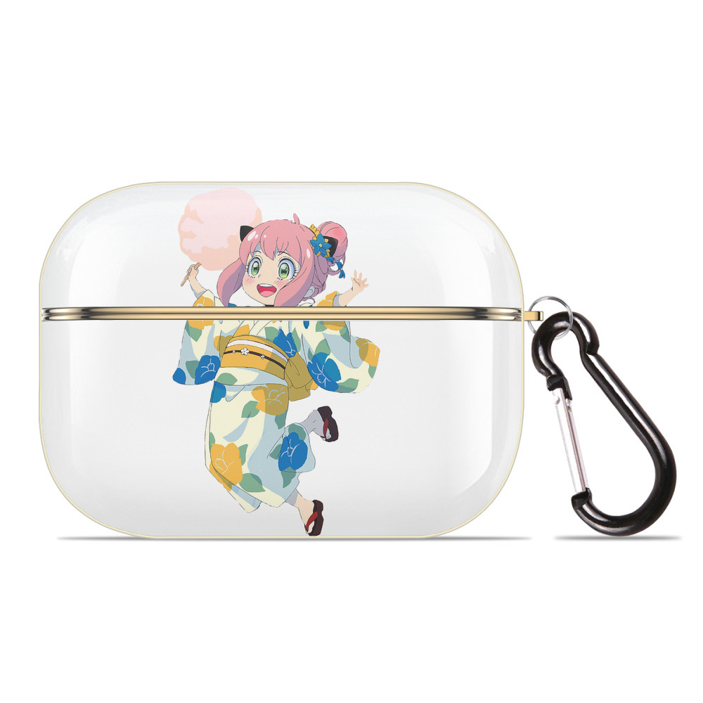 （画像用） SPY×FAMILY间谍家家酒 【AirPods Pro用】ハードシェル保護ケース｜耐衝撃・防指紋・カラビナ付き商品仕様