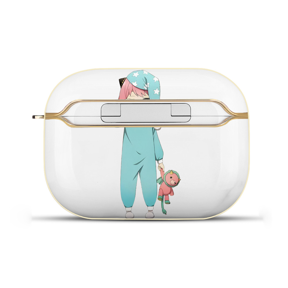 （画像用） SPY×FAMILY间谍家家酒 【AirPods Pro用】ハードシェル保護ケース｜耐衝撃・防指紋・カラビナ付き商品仕様