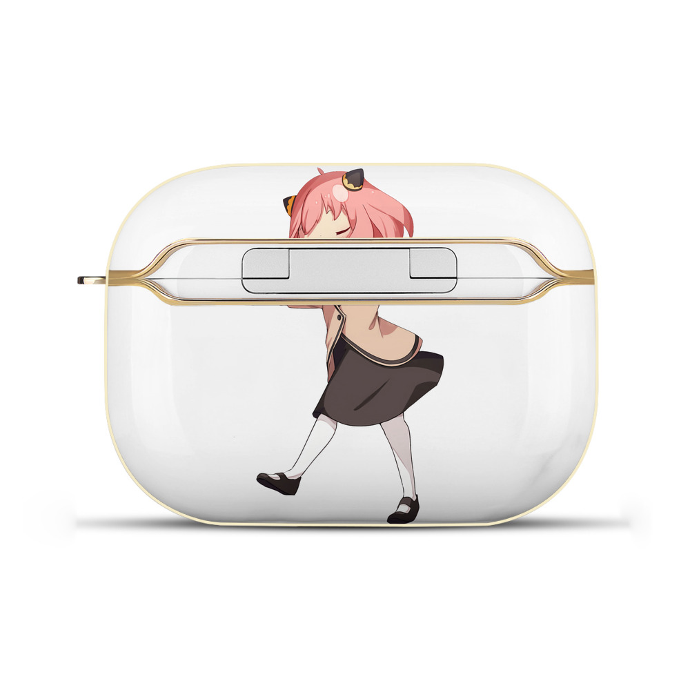 （画像用） SPY×FAMILY间谍家家酒 【AirPods Pro用】ハードシェル保護ケース｜耐衝撃・防指紋・カラビナ付き商品仕様