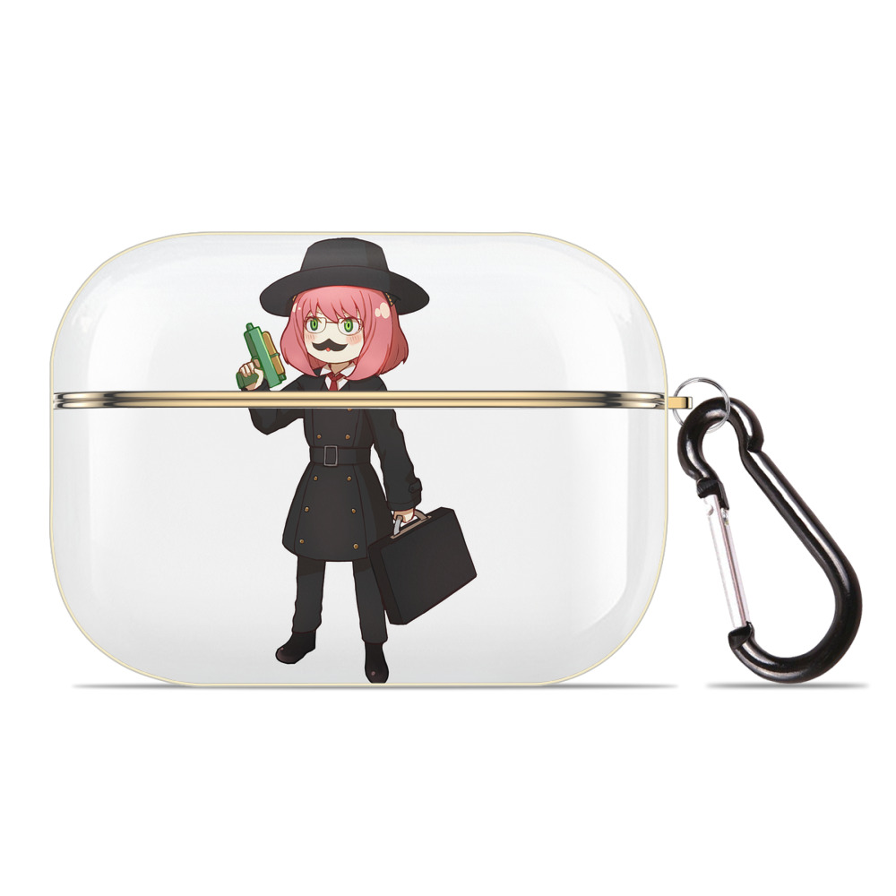 （画像用） SPY×FAMILY间谍家家酒 【AirPods Pro用】ハードシェル保護ケース｜耐衝撃・防指紋・カラビナ付き商品仕様